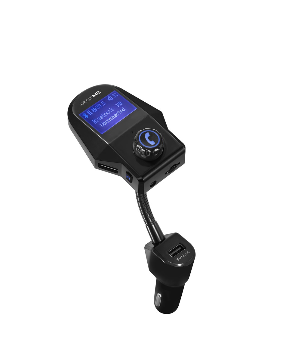 Factory Price ABS Black V30 5V 25A 2 USB Car MP3 Player M8 Bluetooth FM Transmitter