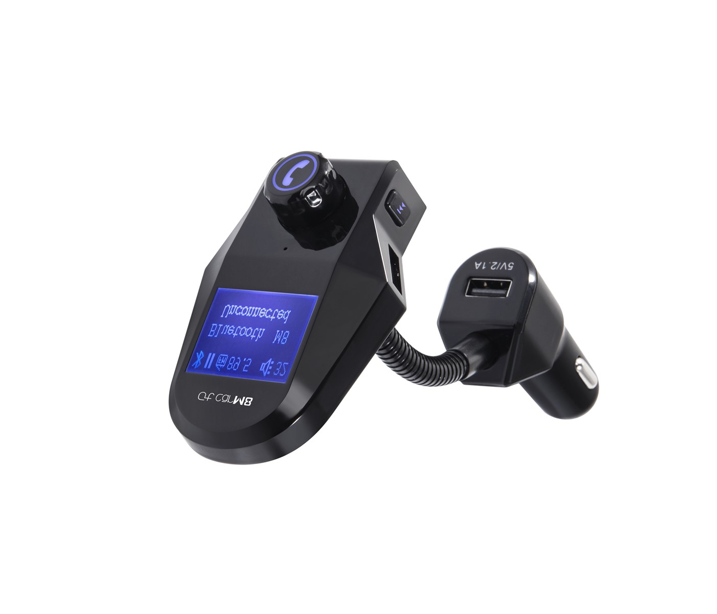 Factory Price ABS Black V30 5V 25A 2 USB Car MP3 Player M8 Bluetooth FM Transmitter