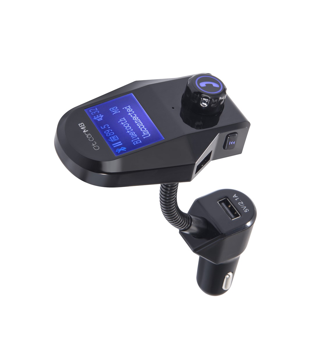 Factory Price ABS Black V30 5V 25A 2 USB Car MP3 Player M8 Bluetooth FM Transmitter