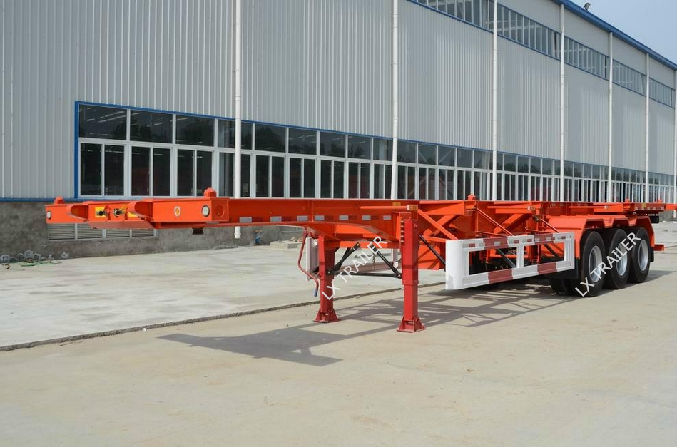 40ft 23 axles container skeleton semi trailer