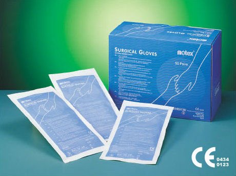 Powdered Latex Sterile Surgical Gloves 1010