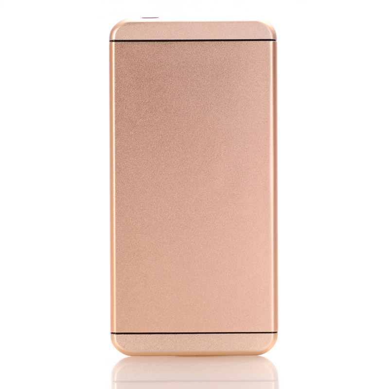 Sleek portable stylish shiny 5000mah 2A power bank case for iphone 6