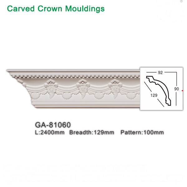 Polyurethane Foam Crown Moulding Home Ceiling Cornice From China