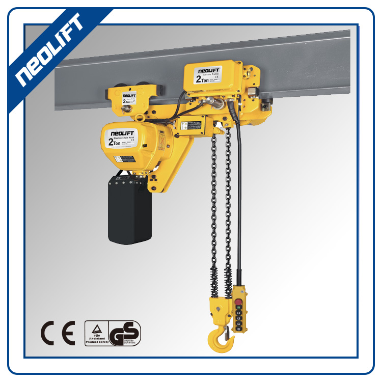 single speed low headroom electric chain hoist