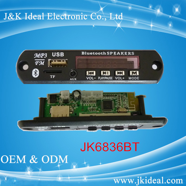 JK6890BT USB SD fm amplifier bluetooth mp3 decoder board