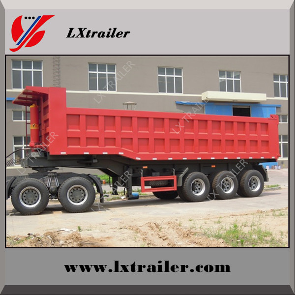 3 Axles 50Ton Dump Semi Trailer