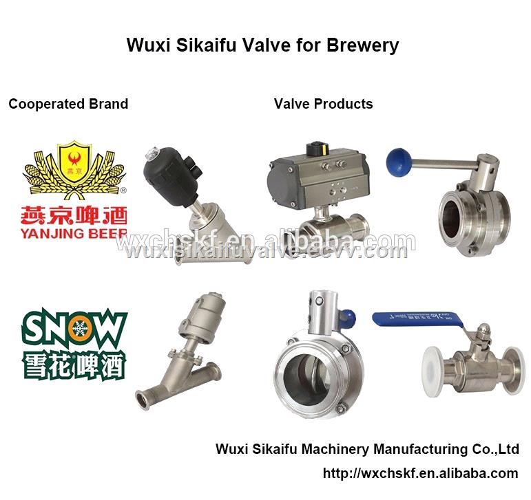 Pneumatic SS304 thread Angle Seat Valve