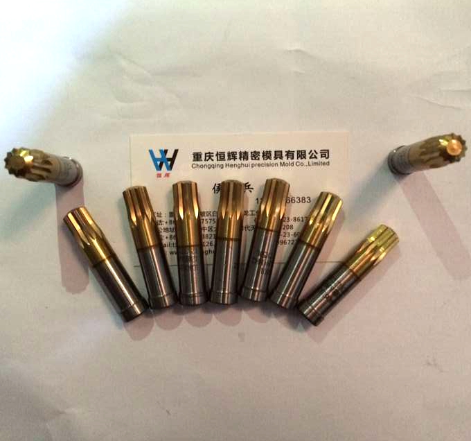 Hex Punch Pins with TiN coating