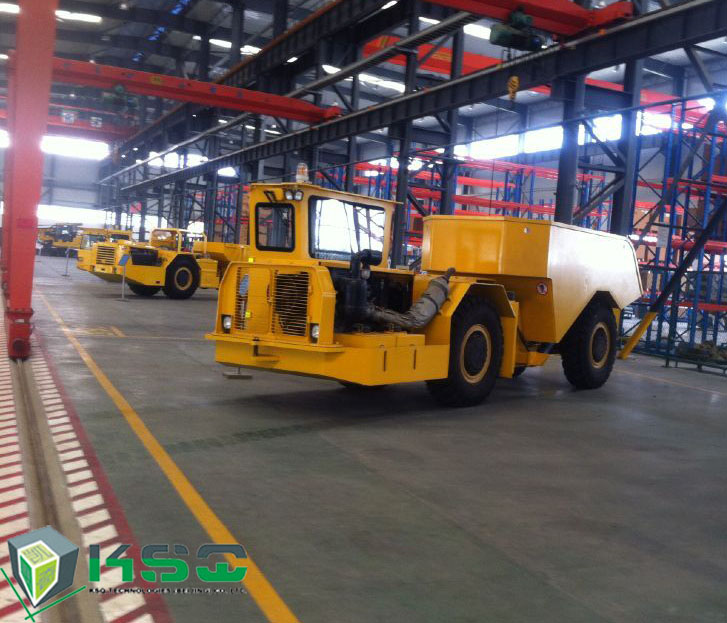12 Ton Diesel Engine Underground Mining Low Profile Dump Truck