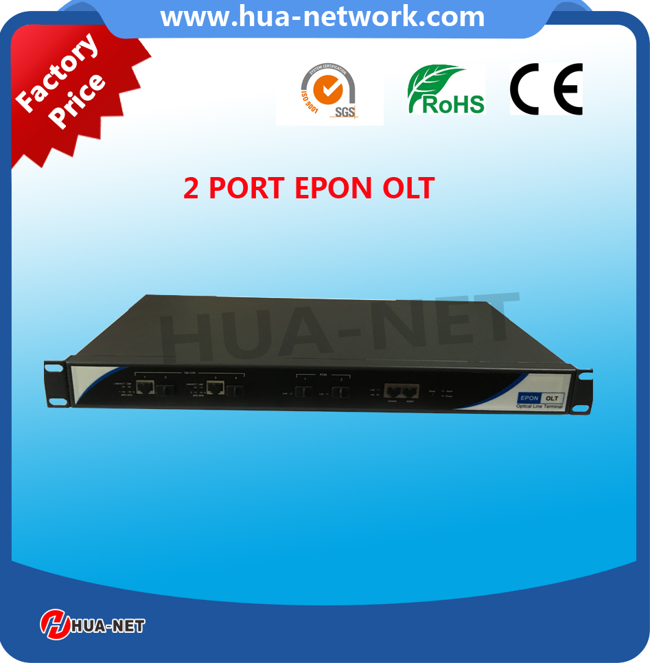 2 PON Ports EPONGEPON OLT with free EMS