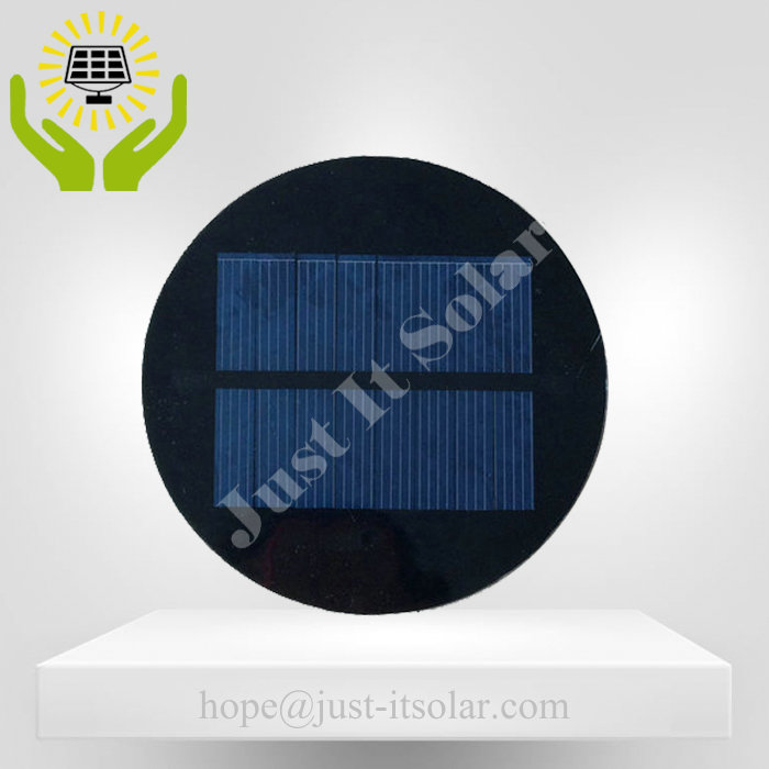 4V 125mA Diameter 100mm Epoxy Round Solar Cell