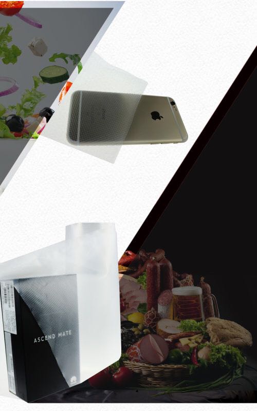 PlasticNylon PE Material and Embossing Surface Handling commercial grade food saver vacuum sealer bag on a roll