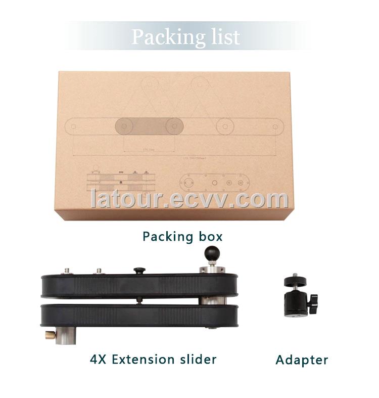 Sell 4x extension sliding length video track slider for camera profession GTV70