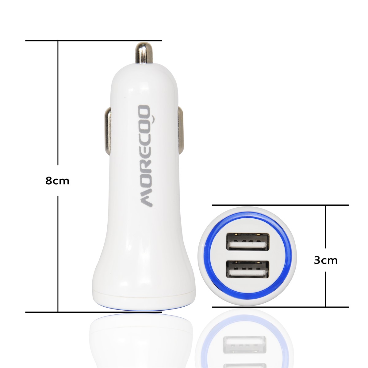 new design mini battery charger USB charger car portable car charger on sale