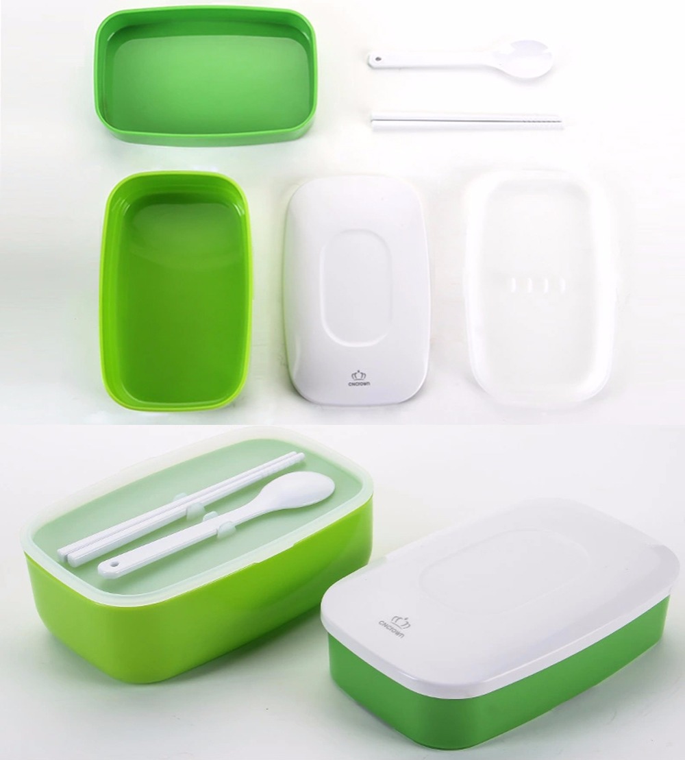 High Quality Bento Lunch Box Set with Insulated Thermal Cooler Lunch Tote Bag Food Container Microwave Safe BPA Free