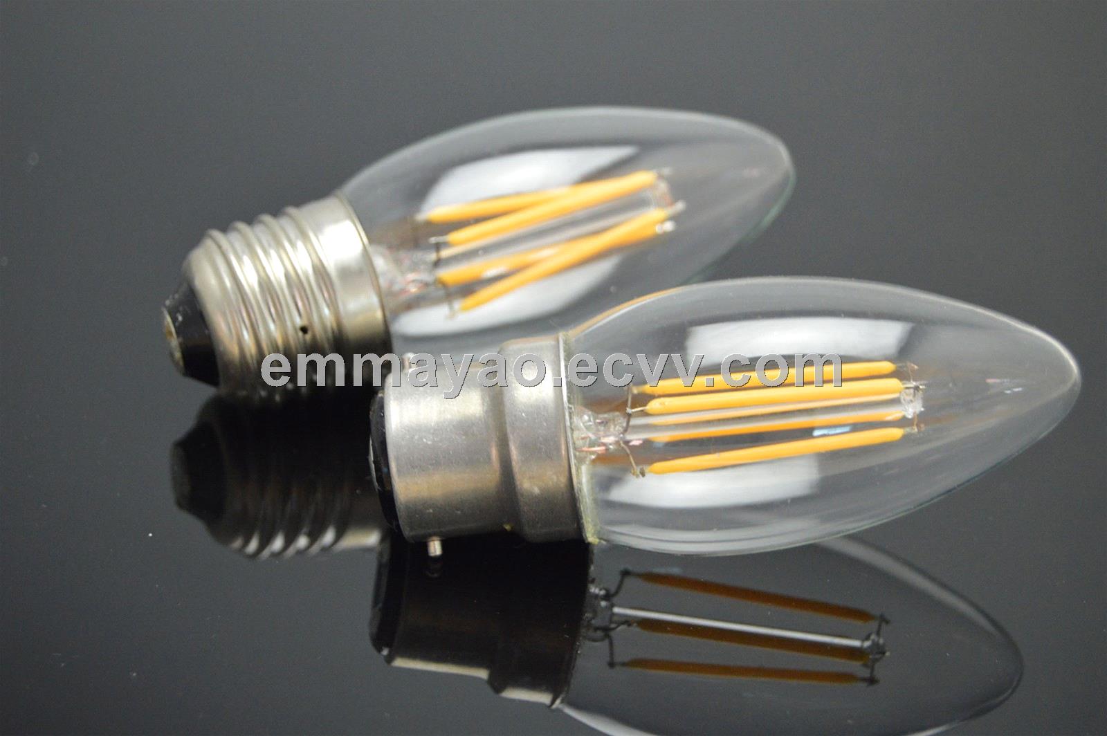 C35 Candle Bulb Filament LED Dimmable Bulb