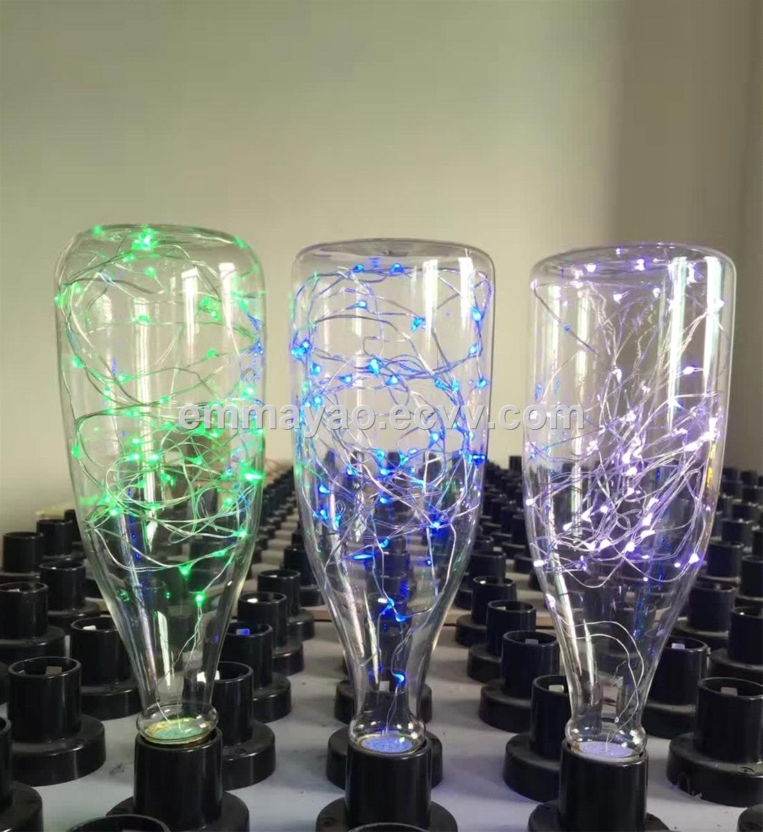 Copper led light bulb decorated led bulb Christmas led bulb