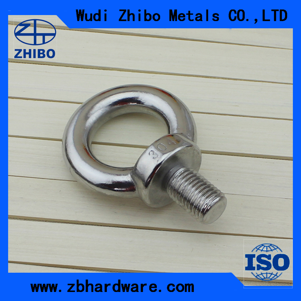 Rigging Hardware DIN580 Lifting Eye Bolt Thimble Ring Nut Small Eye Bolt Eye Nut Manufacturer