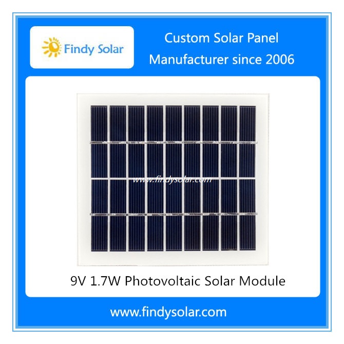 9V 17W Photovoltaic Soalr Panel