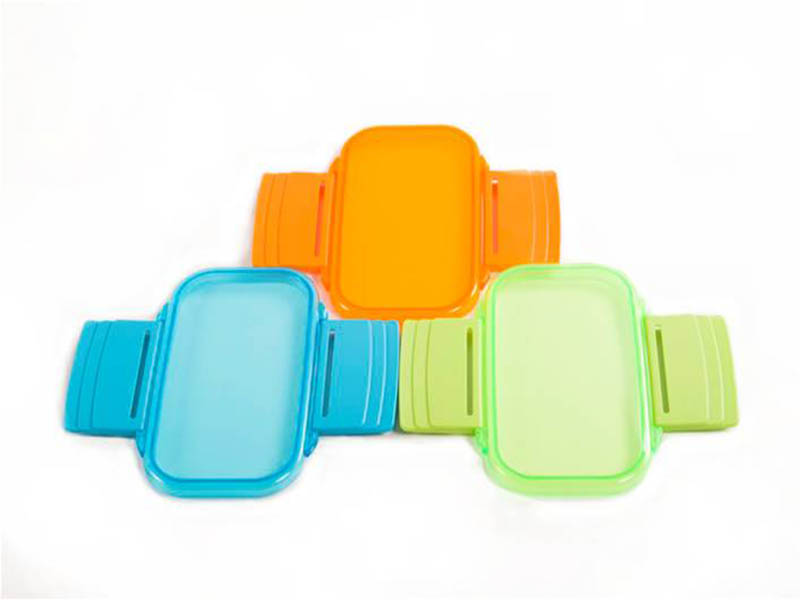 2Layer fashion latch buckle business bento box withn cultery