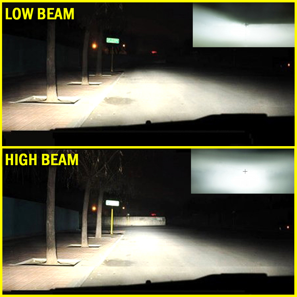 2017 Best Quality High Power Headlamp H3 6000 Lumen LED Headlamp Aftermarket Headlights