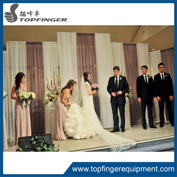 Aluminum pipe and drape for wedding event party or trade show