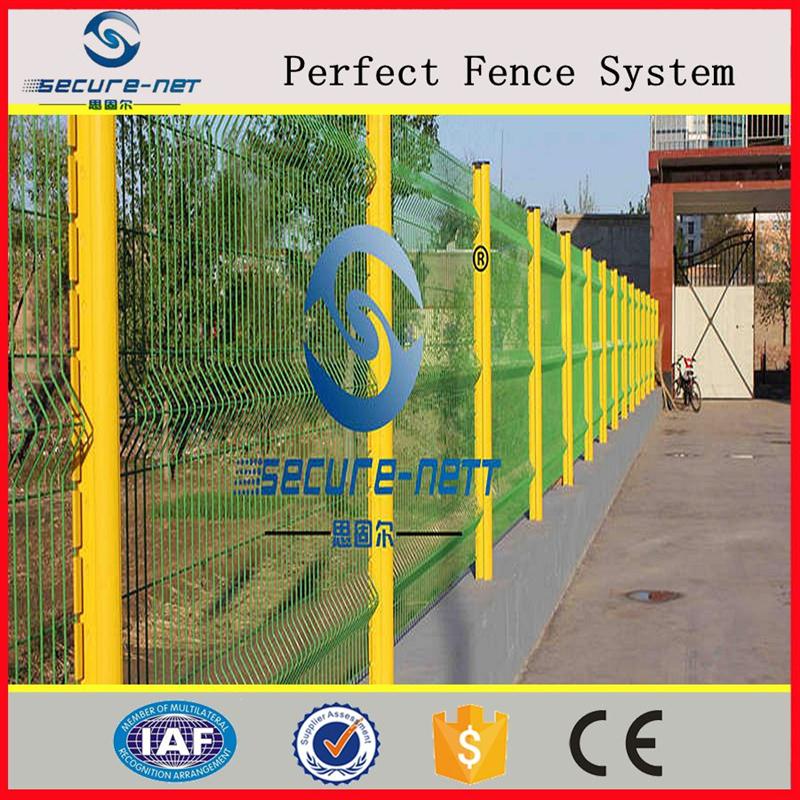 Home yard Ornamental Welded Wire Mesh Fence Hot Dipped Galvanized Steel Panels
