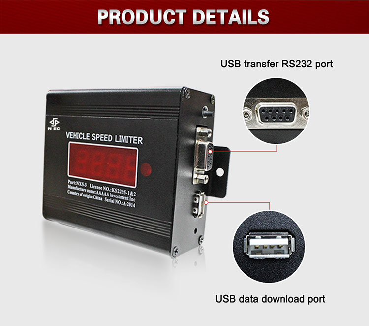 Remote heavy truck bus shock sensor