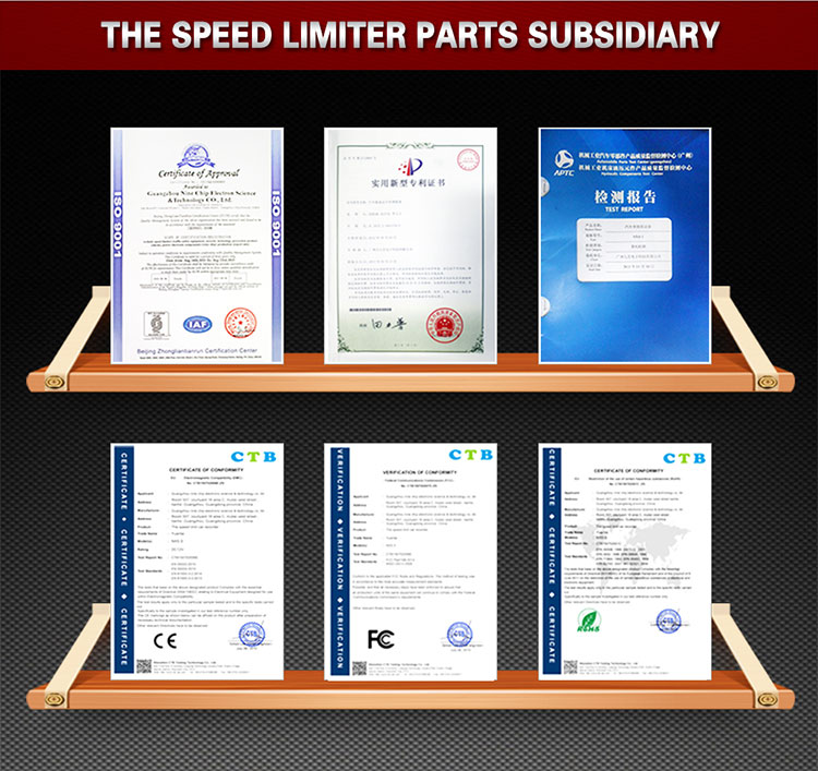 Material handling vehicle speed limiter GPS speed measuring device