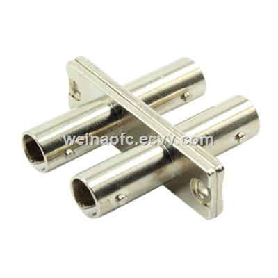 Optical Fiber Adapter STST Duplex Metal Housing