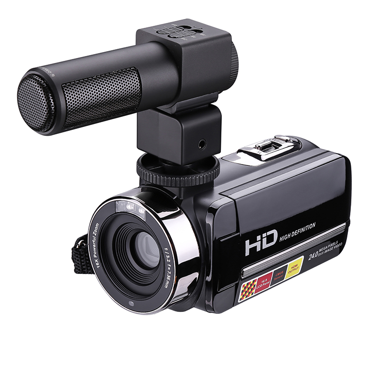new arrival video camera hd 1080p IR mini DV supporting external microphone 301STRM