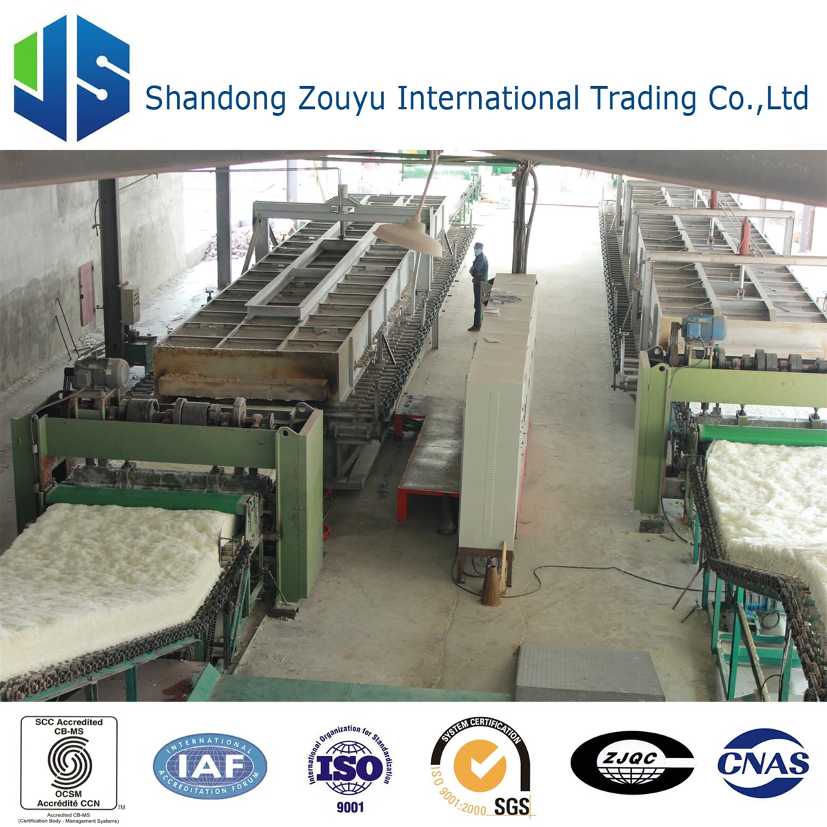 10000T Ceramic Fiber Blanket Aluminum Silicate Blanket Production/ Equipment Line