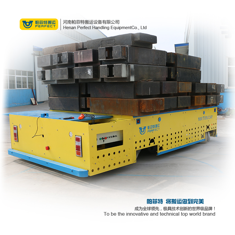 100t Electric Material Transfer Trolley with Steerable Installation