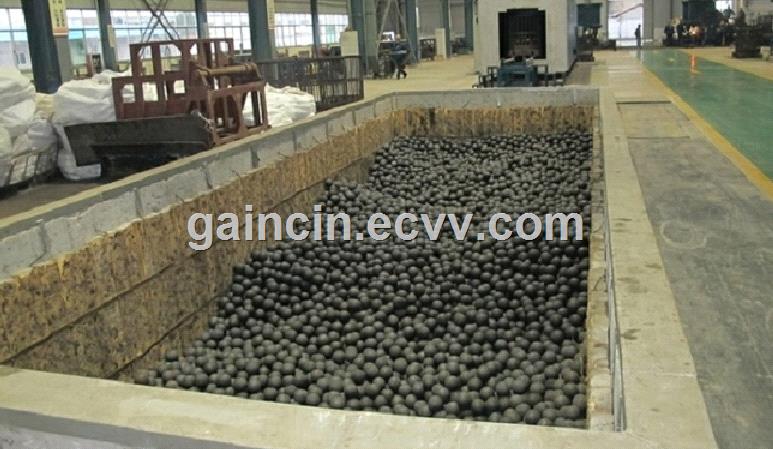 HRC58 to 65 forged steel grinding media balls for gold mines