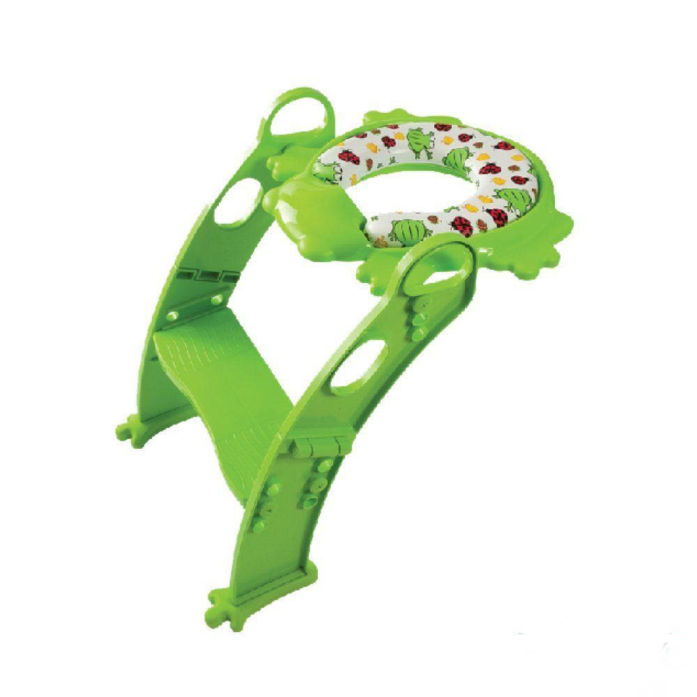 Baby Kids Child Cushion Ladder Toilet Luxxbaby Pcl1 - Potty Green Baby but