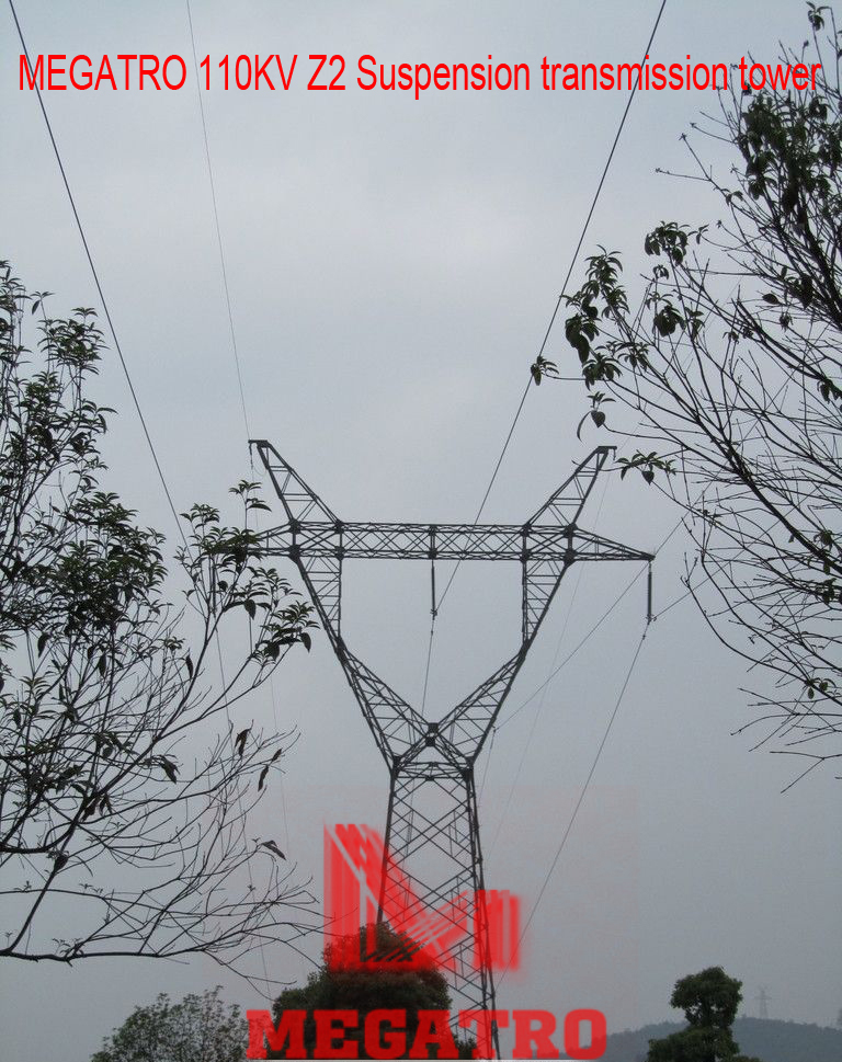 MEGATRO 110KV Z2 Suspension transmission tower