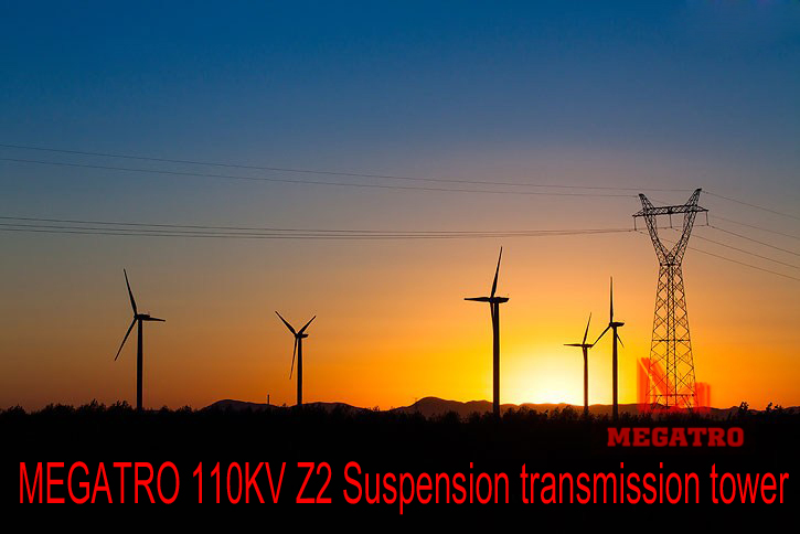 MEGATRO 110KV Z2 Suspension transmission tower