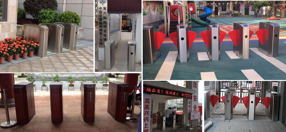 New Design Waist High Quality Flap Turnstile for Ticket Checking System