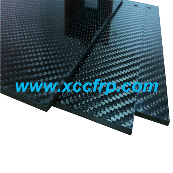 High quality 3K Twill matte Size 400500mm Prepreg carbon fiber plate 8mm
