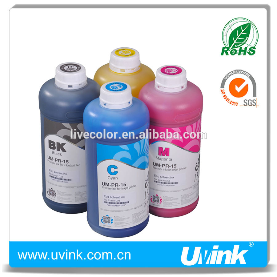 UVINK u series real eco Solvent ink for KM 512i