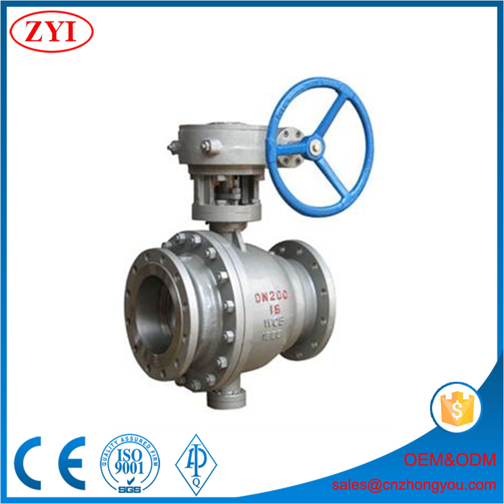 2PC Casting Steel Flanged Ends Floating Type Ball Valve