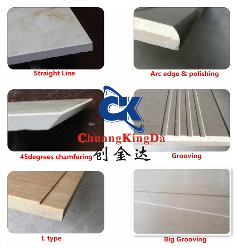 Automatic Marble Terrazzo Step Skirting Stair Case Round Edge Machine