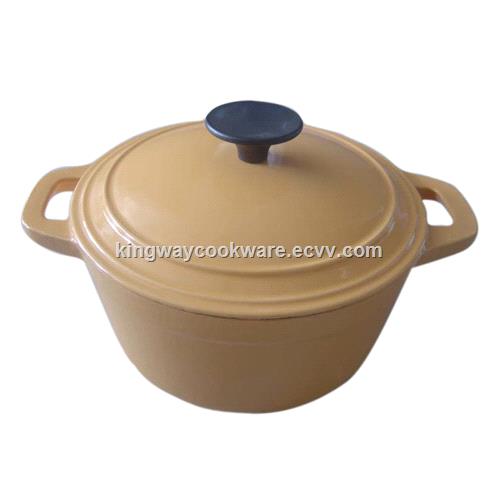 Round Cast Iron Enamel Stewpot Cookware KAS20