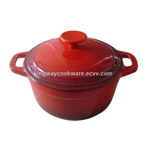 Round Cast Iron Enamel Stewpot Cookware KAS20