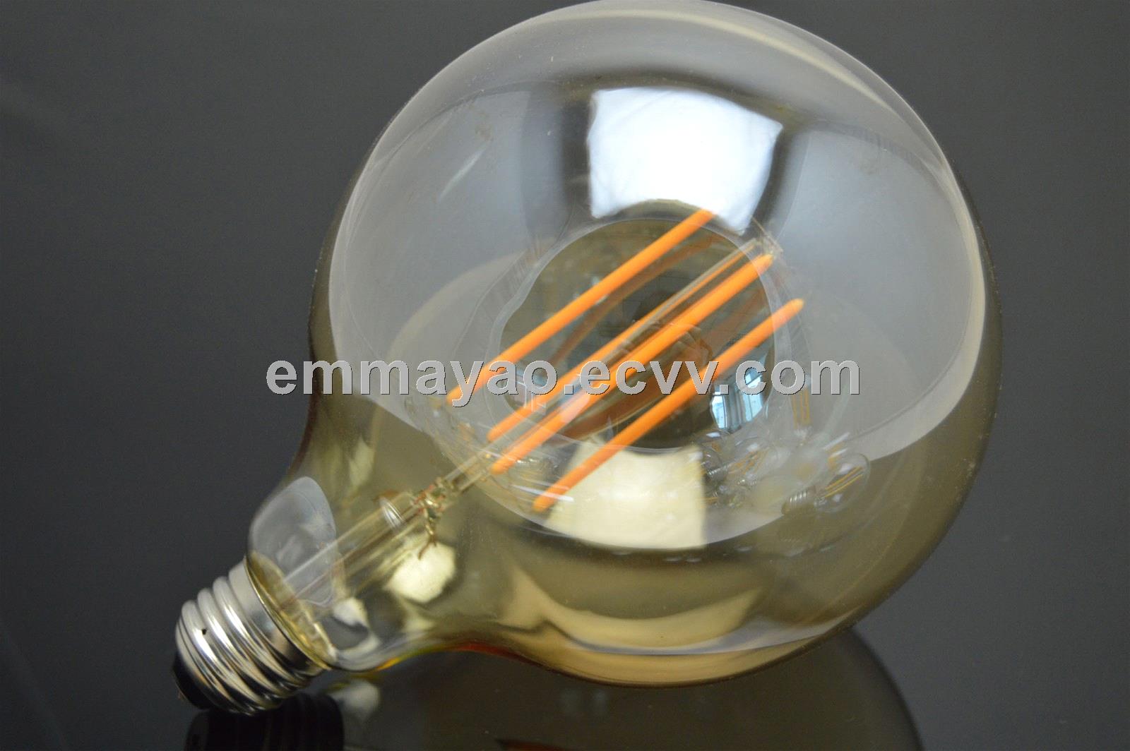 G95 long led filament with high lumen led bulb warm white light bulb