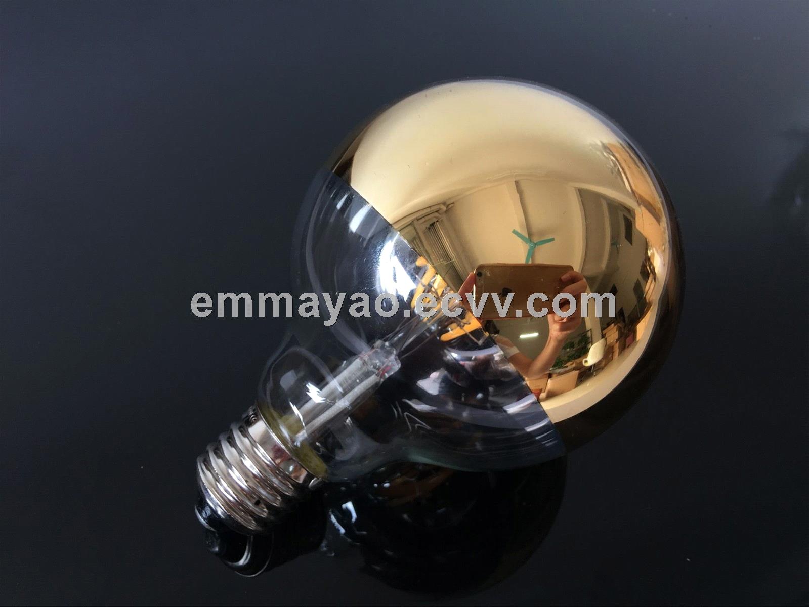 copper mirror led bulb filament led decorative bulb