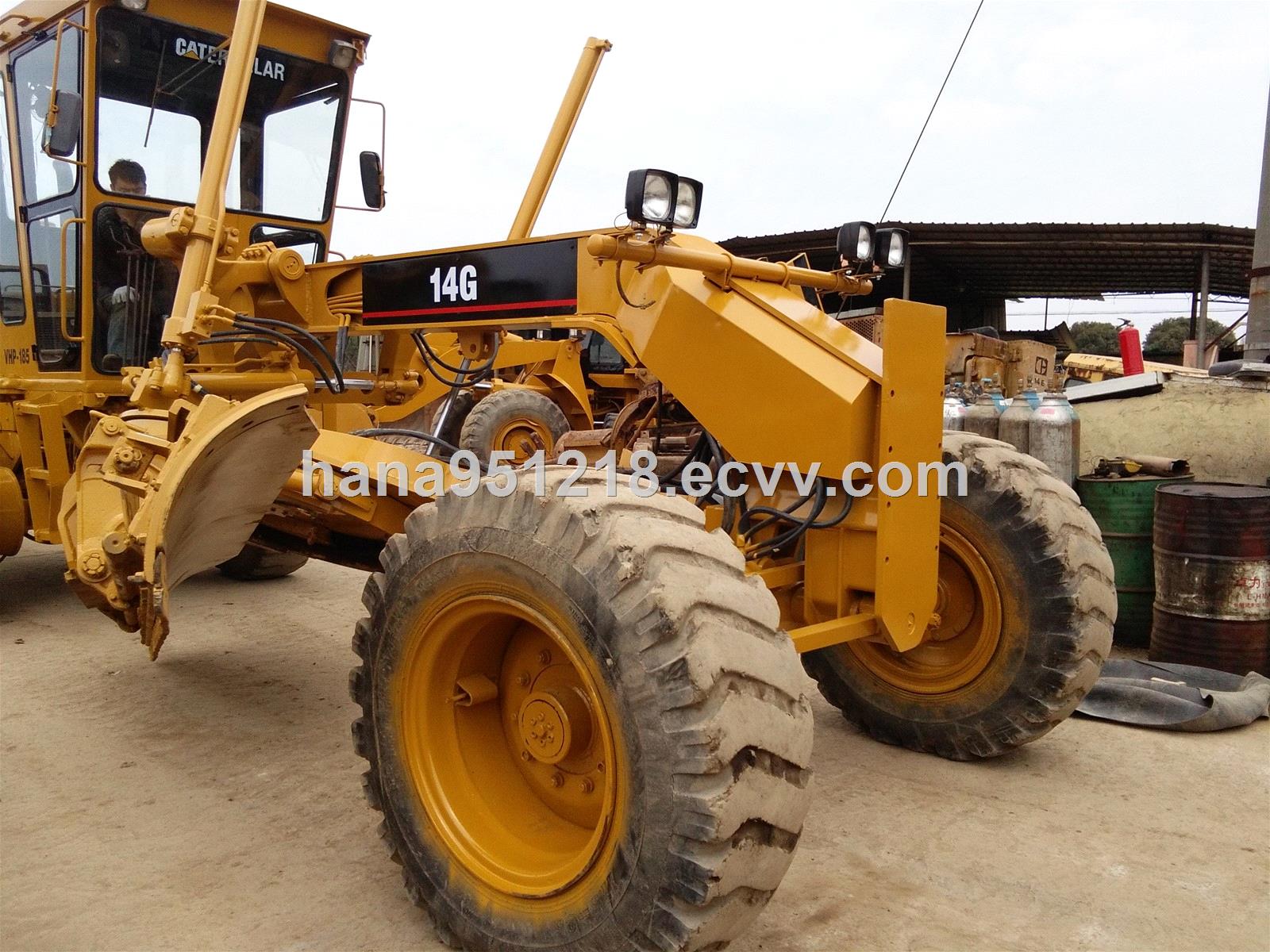 used Caterpillar 14G MOTOR GRADER with scarifier in cheap price for sale