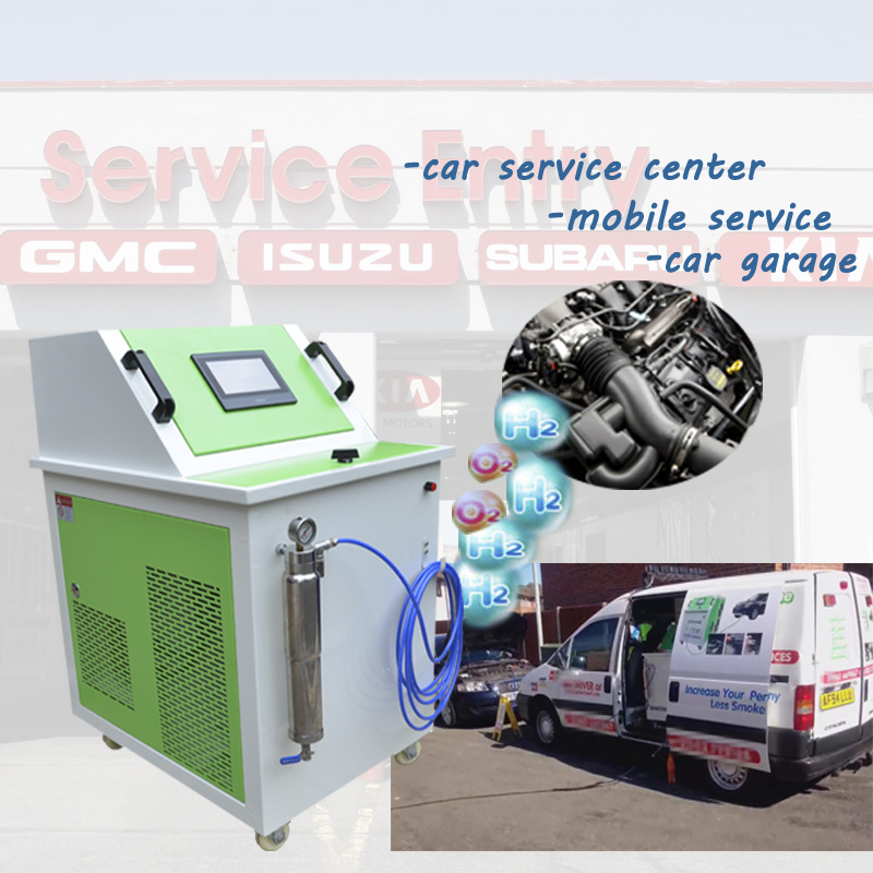 Okay Energy CCS1000 car HHO engine carbon cleaner machine