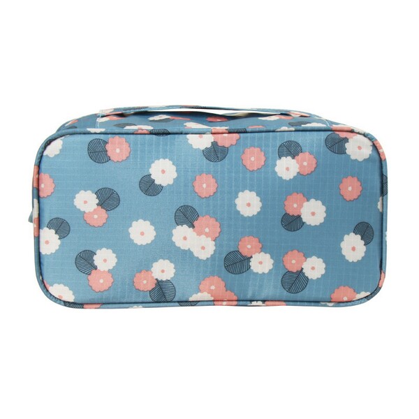 Waterproof Printed Women Cosmetic Toiletry Travel Bag Organizer Pouch