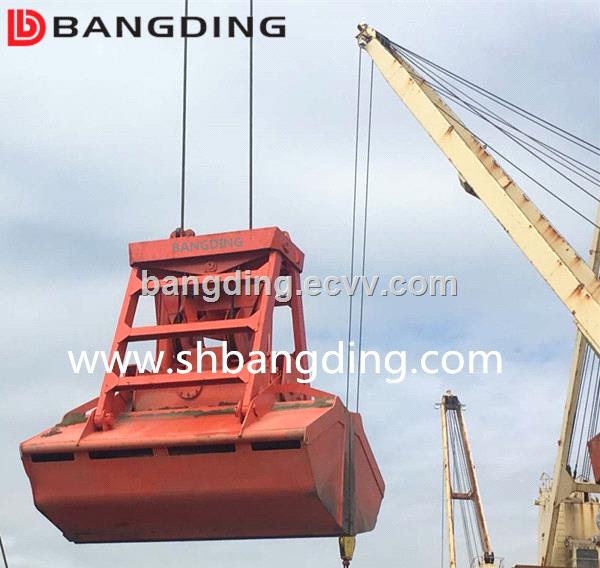 ElectroHydraulic Clamshell Grab bucket for loading and unloading